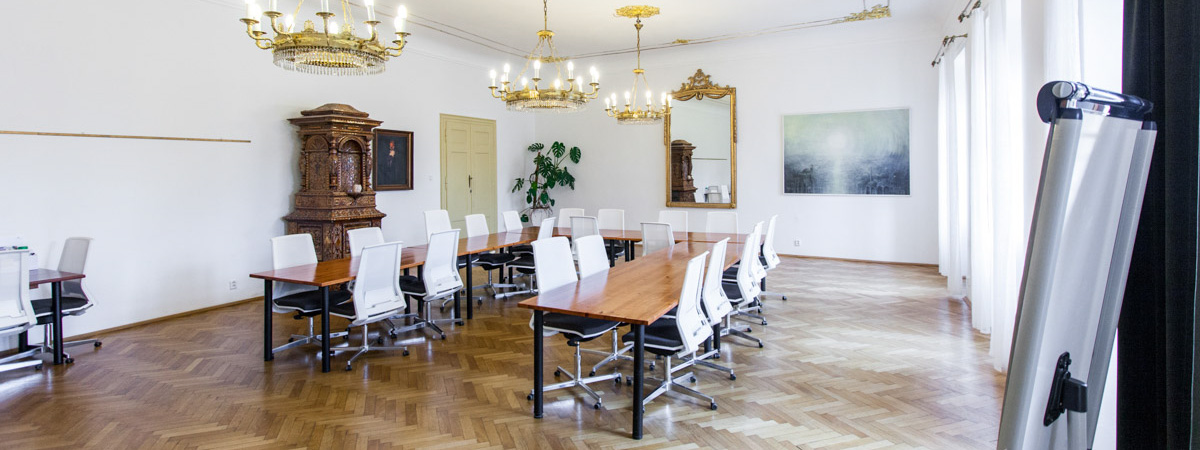 Rent our company’s historical halls near Prague Castle